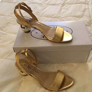 Gold Katy Perry Sandals